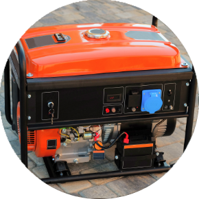 Agregat prądotwórczy do zasilania sprzętu scenicznego.