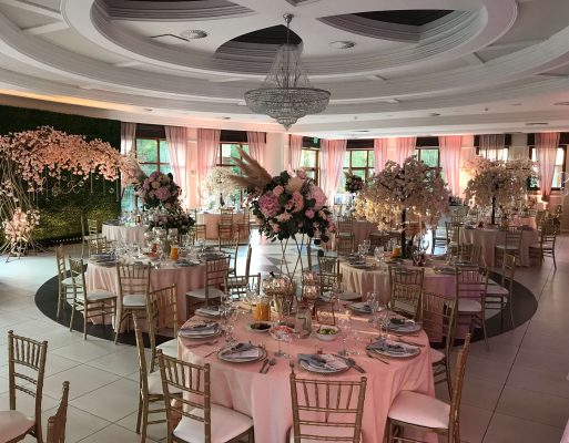 Wesele zorganizowane w stylu glamour.